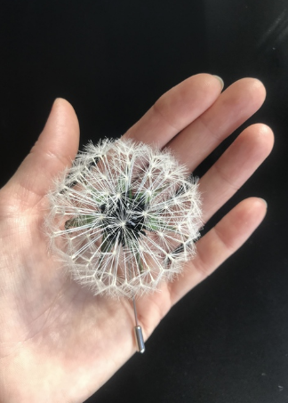 [Мастерская Одуванчик] Одуванчик из шёлка (Резеда Тимеркаева), фото 1 из 1.