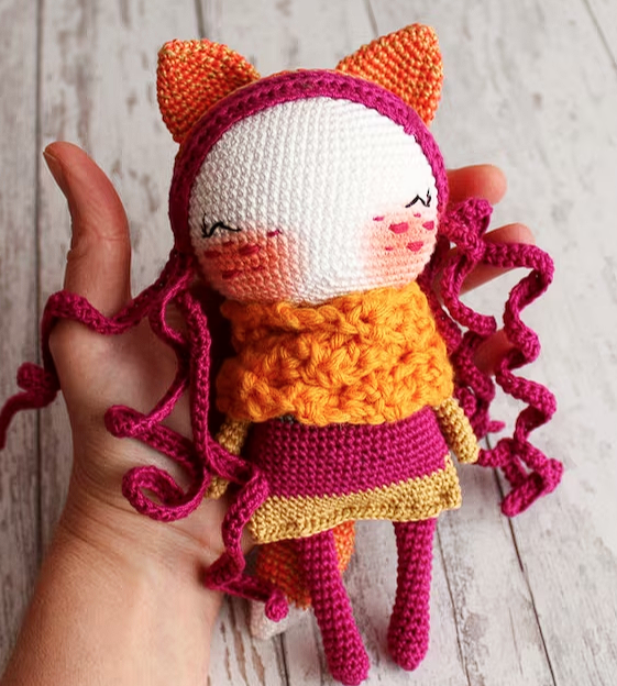 Румяная лисичка кукла (Irina Moilova)