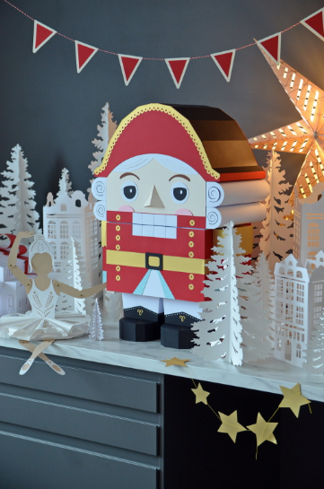 Адвент-календарь Щелкунчик, макет для плоттера (Алла Грезева)