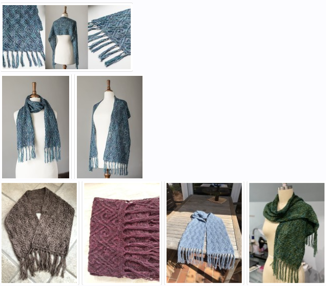 [Вяжи.ру] Вязаный шарф с аранами Kirriemuir