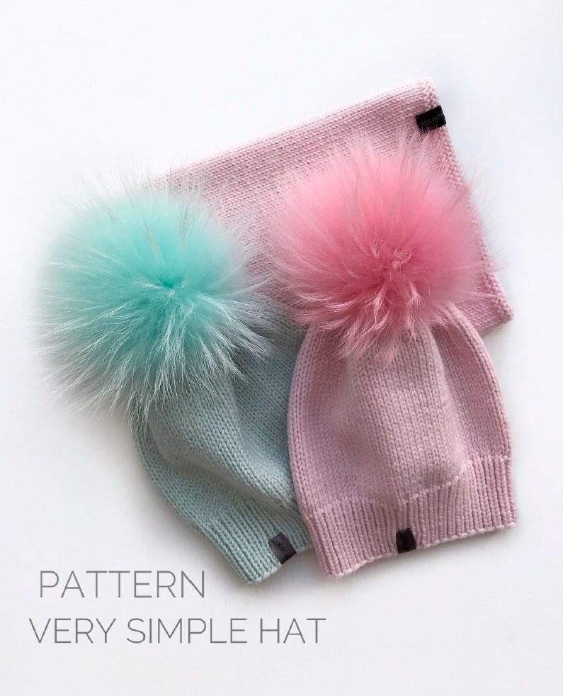 Шапка very simple hat (knit withlove nsk)