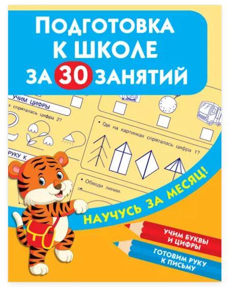 Подготовка к школе за 30 занятий (Валентина Дмитриева)