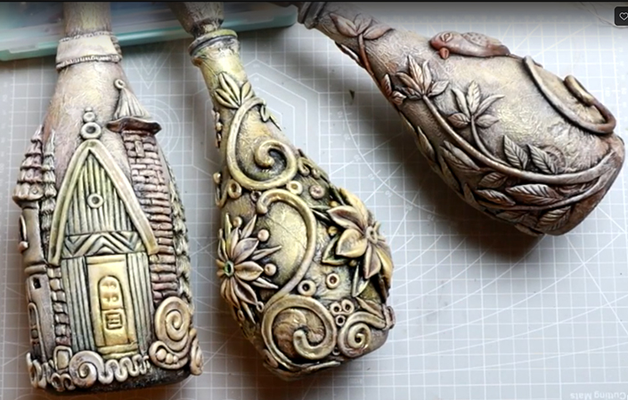 [Школа Руденских] Винтаж. Декор бутылок (Юлия Руденская)