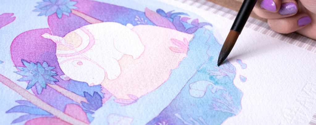 [Domestika] Техники иллюстрации акварелью и гуашью (Illustration Techniques with Watercolor and Gouache) (Alinailustra)