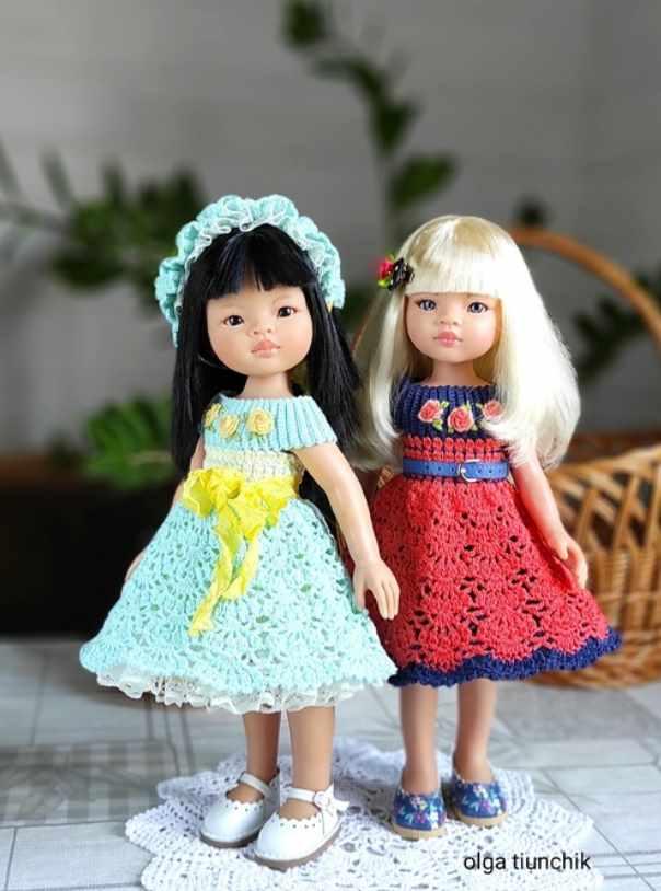 Анабель. Вязание крючком для куклы Паола Рейна 34см (Ольга Тиунчик)