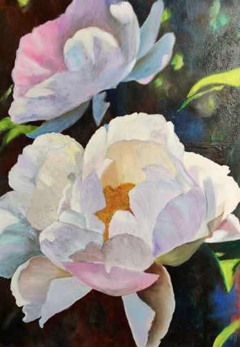 Белые пионы (Татьяна Букреева)