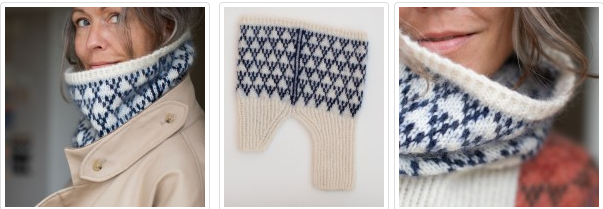 [Вяжи.ру] Манишка спицами Spot Cowl