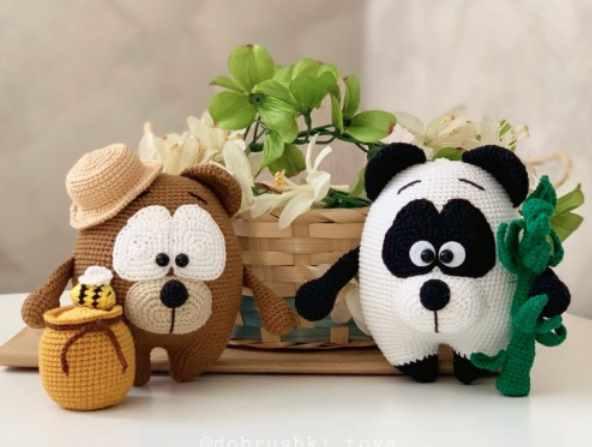 Медведь Бо и Панда По (Оксана Добротина)