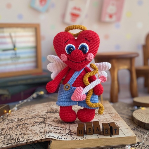 [sovushkin_mir_toys] Сердце-купидон (Елена Ашлапова)