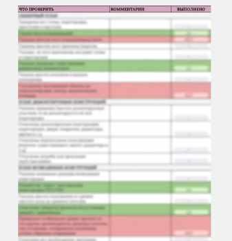 [CherEs.Buro] Чек-лист для проверки чертежей