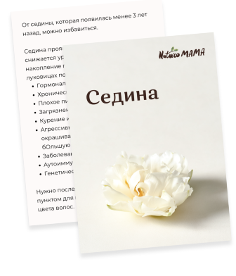 Протокол для избавления от седины (Вероника Хуснутдинова) @veronika_naturomama