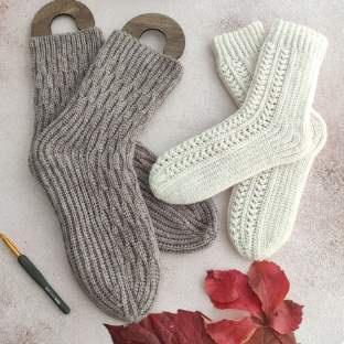 [voobrazhalkina] Носки крючком для всей семьи