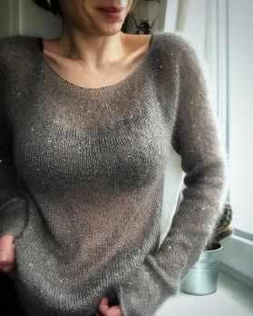 Свитер с круглой кокеткой (инструкция по расчету базовой модели) (knittilla)