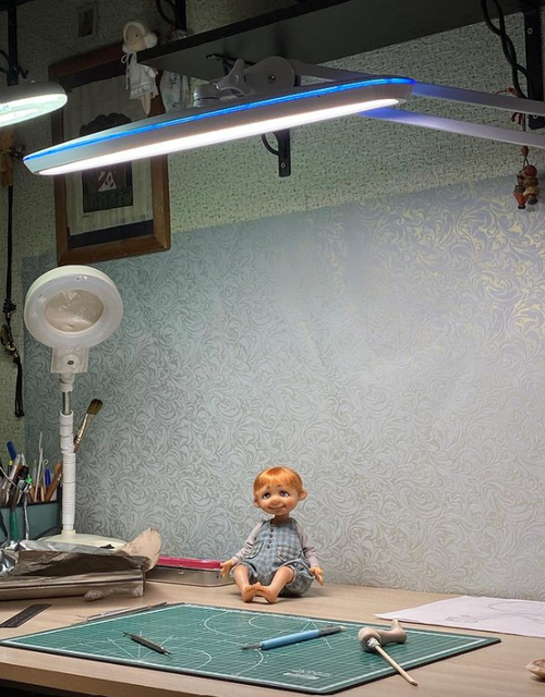 Подвижная кукла с шарнирной головой (Алиса Мильденберг)