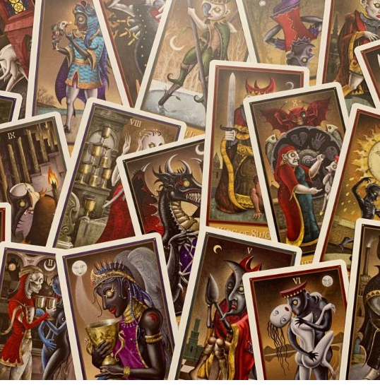 [Школа Магического Таро Аратрон] Таро Deviant Moon .Первая часть  (Иван Макх)