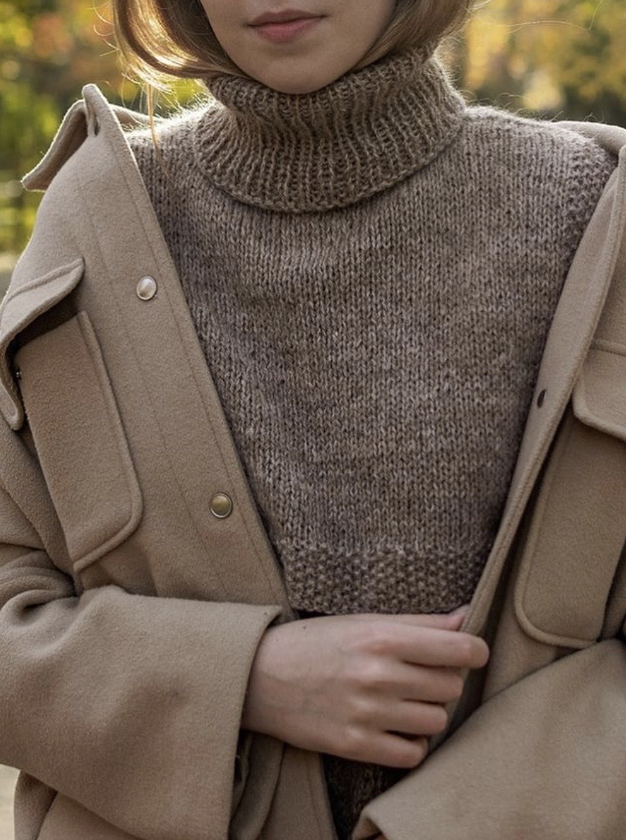 [kuznell.knit] Манишка База (Альбина Кузнецова)