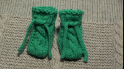 [Шерстяные истории] Часть 9. Пинетки для новорожденного (Валентина Симченкова)