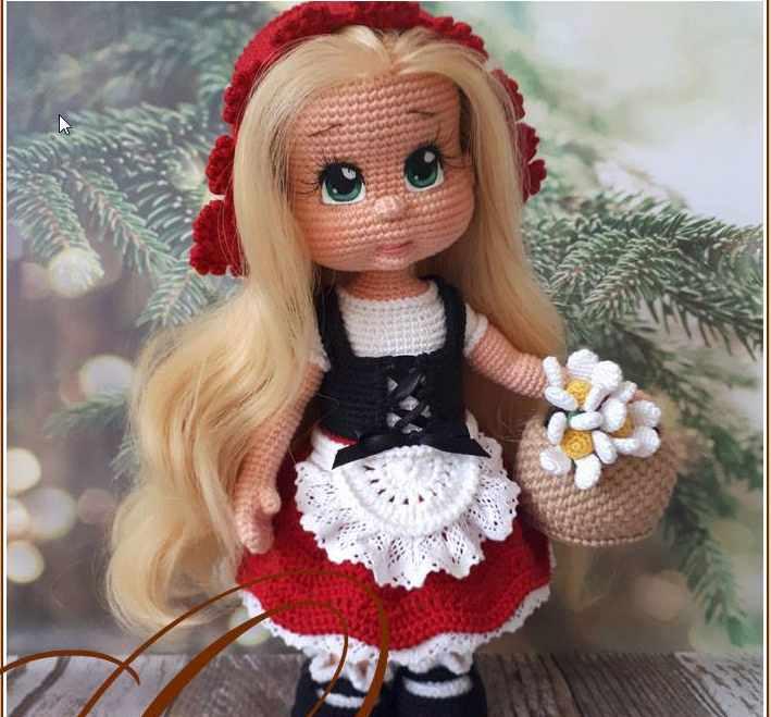 [Игрушка] Мастер класс "Красная шапочка" (Елена Аккоджа )