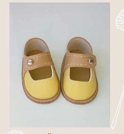 Выкройка туфелек для Paola Reina 32-34 см (Татьяна Брычкова)