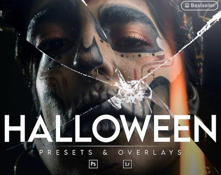 PNG и Кисти - 400 Halloween Overlays & Presets Bundle, 2022 (MikeDigitalArts)