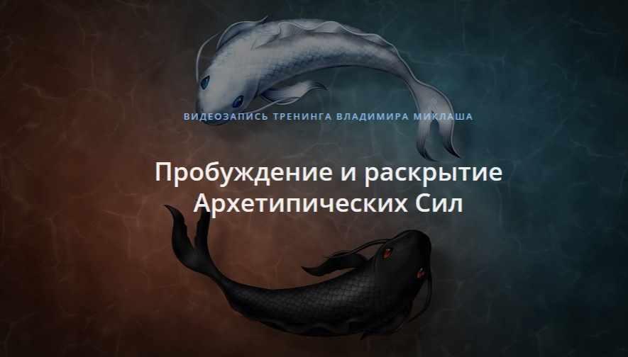 Пробуждение и раскрытие Архетипических Сил (Владимир Миклаш)