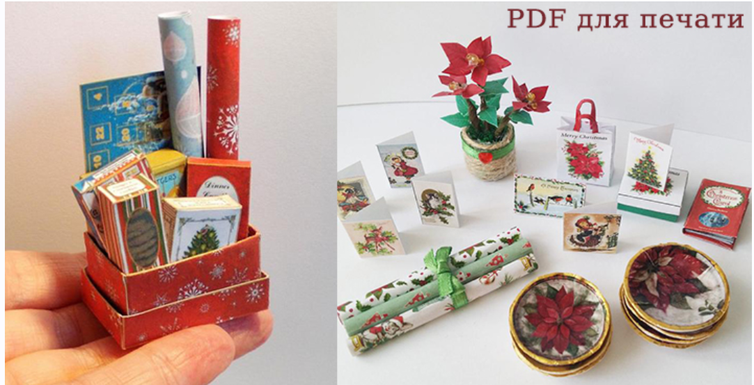 [Zenasminiatures] Рождественские миниатюры для печати (LittleMaggieShop)