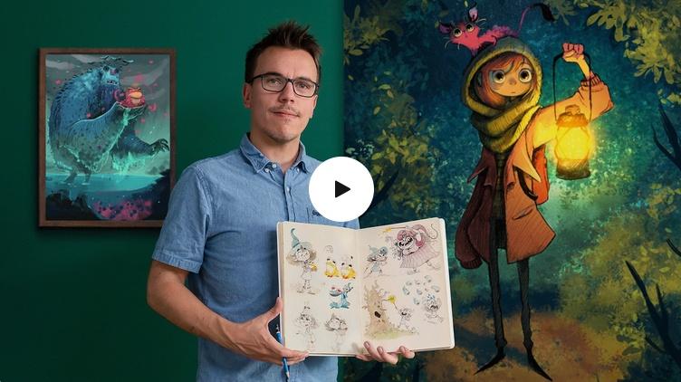 [Domestika] Создание персонажей в жанре фэнтези / Create Fantasy Characters (Guille Rancel)