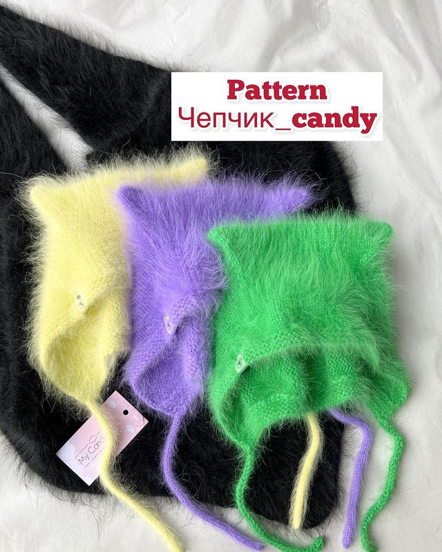 Чепчик с ушками Candy, Чепчик_Candy (my.candy.sky)