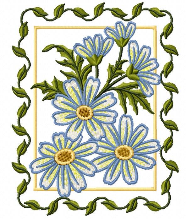 [royal-present] Дизайны машинной вышивки. Ромашки