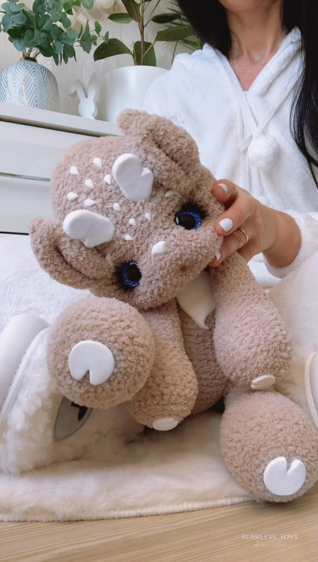 [flawless_toys] Плюшевый оленёнок (Ирина Вульфсон)