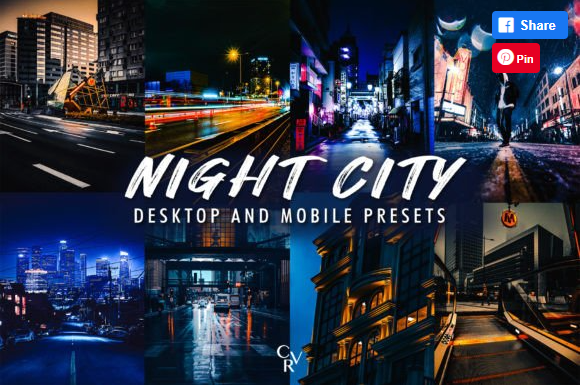 [Creativefabrica] 10 Night City Lightroom Presets