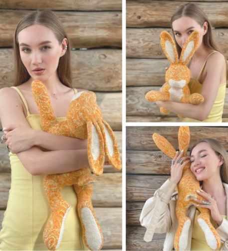 Солнечный зайчик - игрушка в условно-цельноваляной технике (Регина Журавлева)