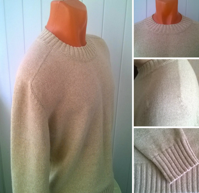 Мужской свитер с рукавом-погоном (stavros2011)