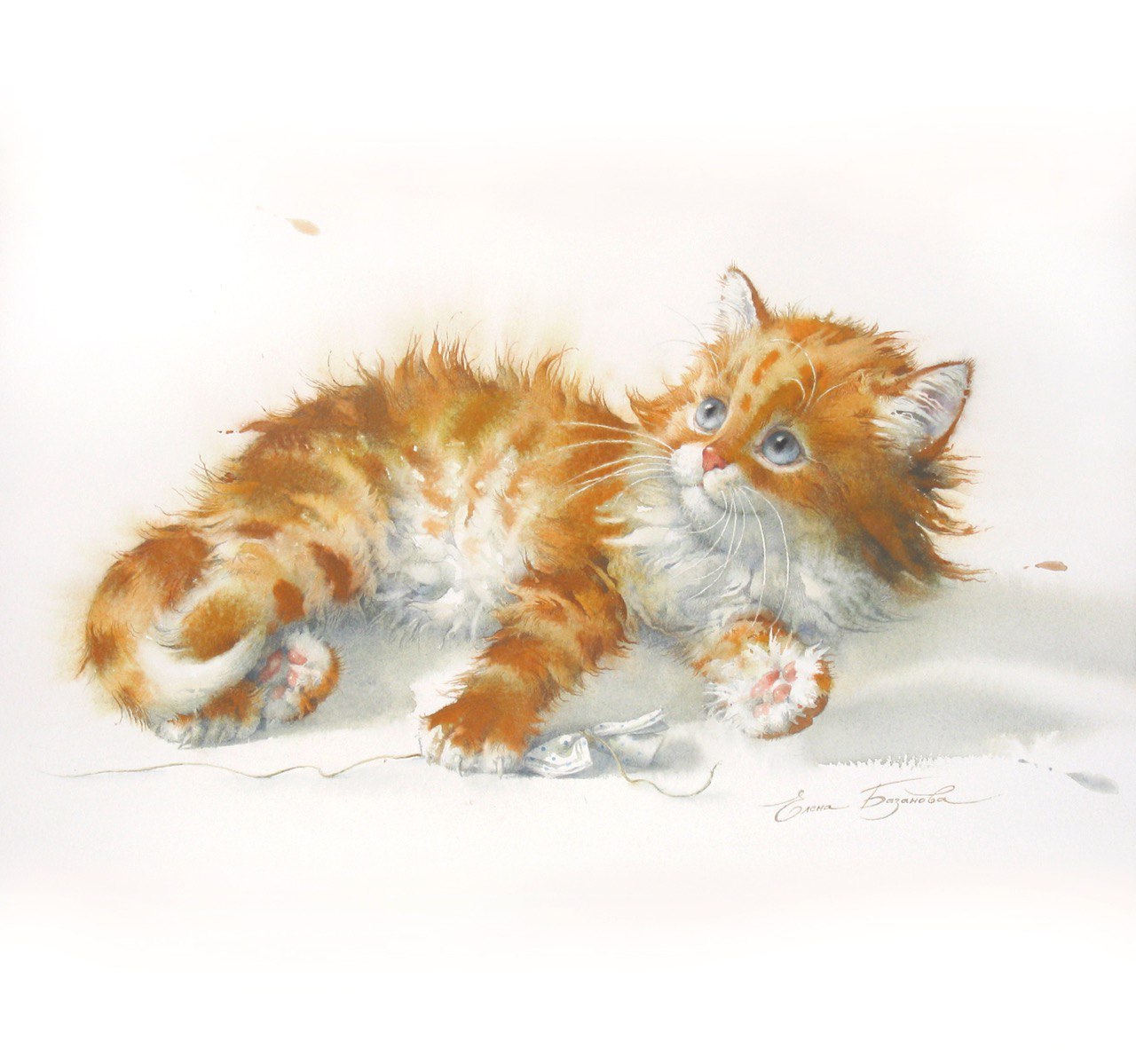 [lectoroom] Котенок в акварельной живописи (Елена Базанова)