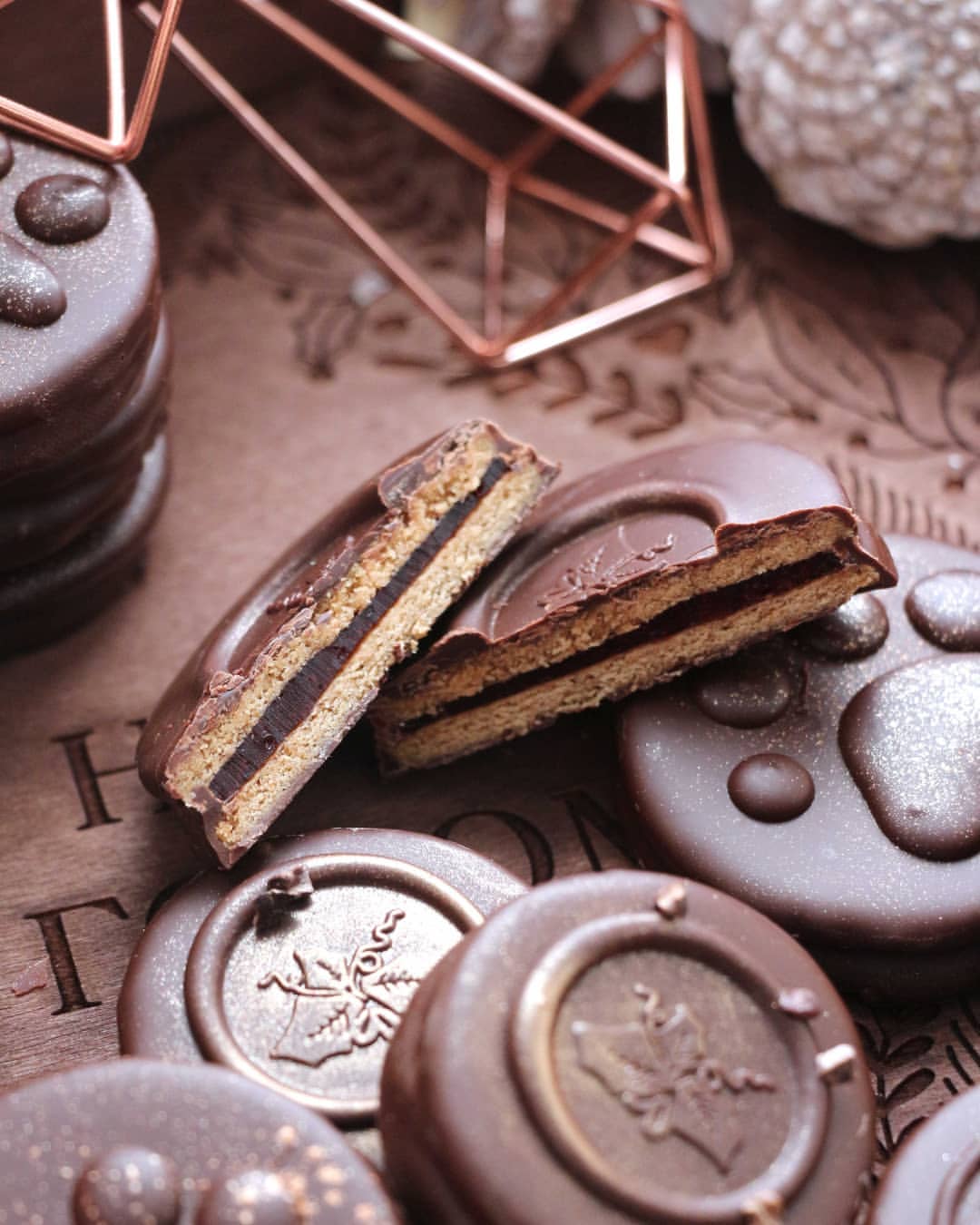 Шоколадное печенье с мармеладом (Ксения Панько) @panimarzipany