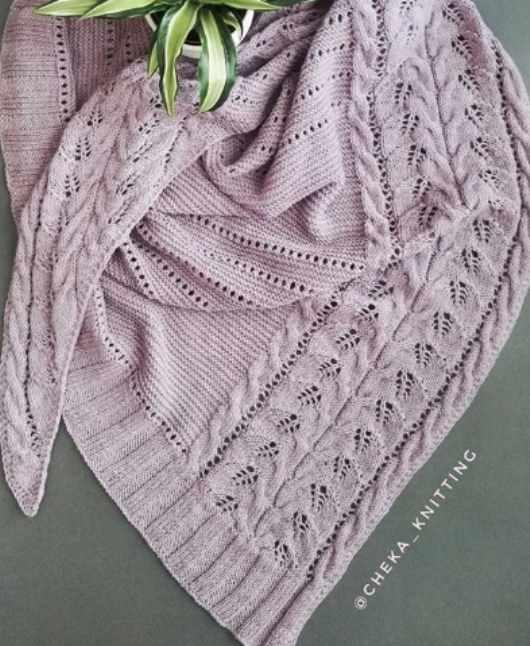 Набор из 4 Мастер-Классов бактус, шаль Лея и Сесилия (n_u_r_knitting)