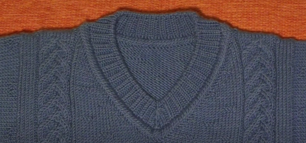 [Шерстяные истории] Часть 8. Пуловер с косами для мальчика (Валентина Симченкова)