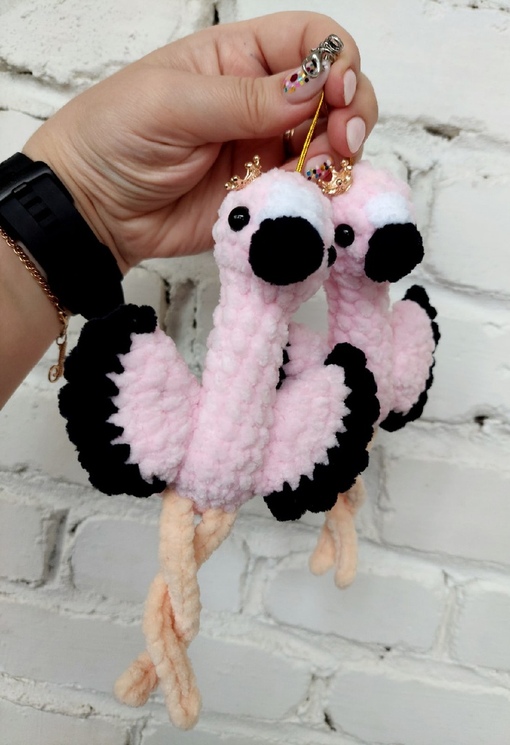 [Do_bro_v_dom] Брелок Фламинго (Алина Ерукова)