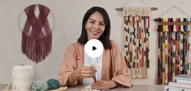 [Domestika] Макраме в технике эмбаллажа волокон (Pluumbago)