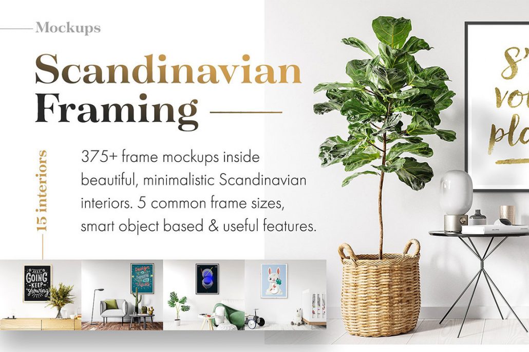 [dealjumbo] Scandinavian Framing. Мокапы в скандинавском стиле