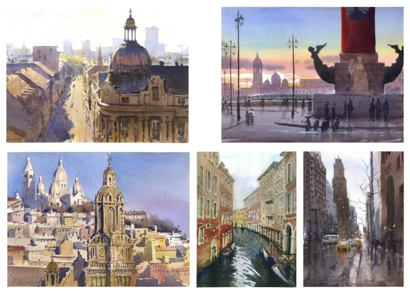 [artefactoschool] Построение и композиция в городском пейзаже. Тариф Стандарт (Ольга Кабаева)