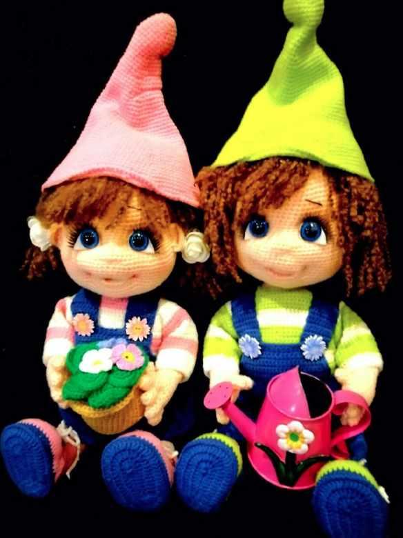 Цветочный гномик-мальчик (Алла Маслова)