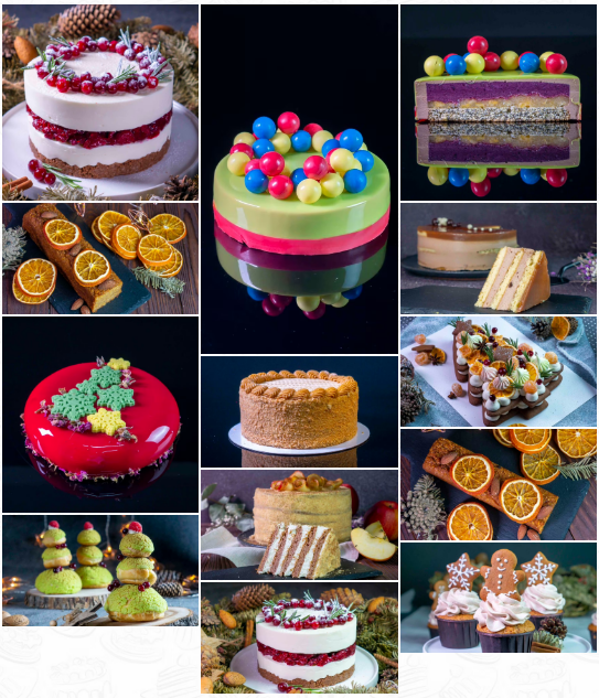 [Pastry School] 10 лучших новогодних тортов и десертов (Елена Крохмаль)