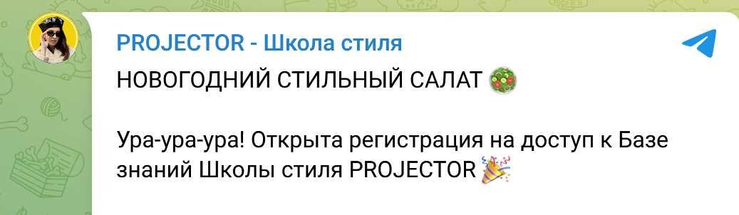 [Projector] База знаний Школы стиля Projector (Анна Юнкина), фото 1 из 1.