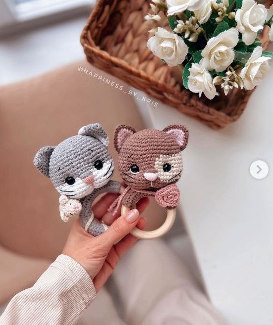 [Happiness By Kris] Погремушка Котята (Кристина Лысова)