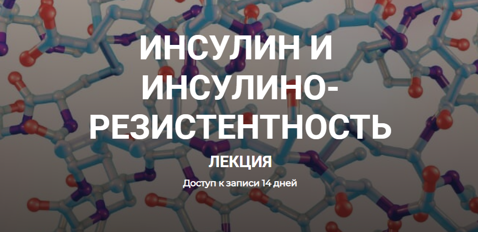 [humberto 2.0] Инсулин и инсулинорезистентность (Елена Иванова)