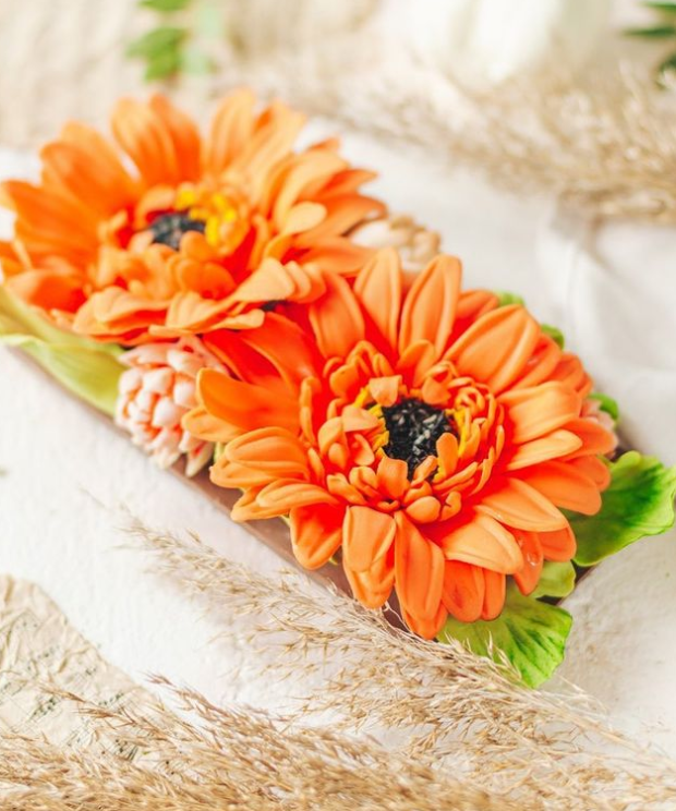 Шоколадные герберы (Екатерина Завирюха)