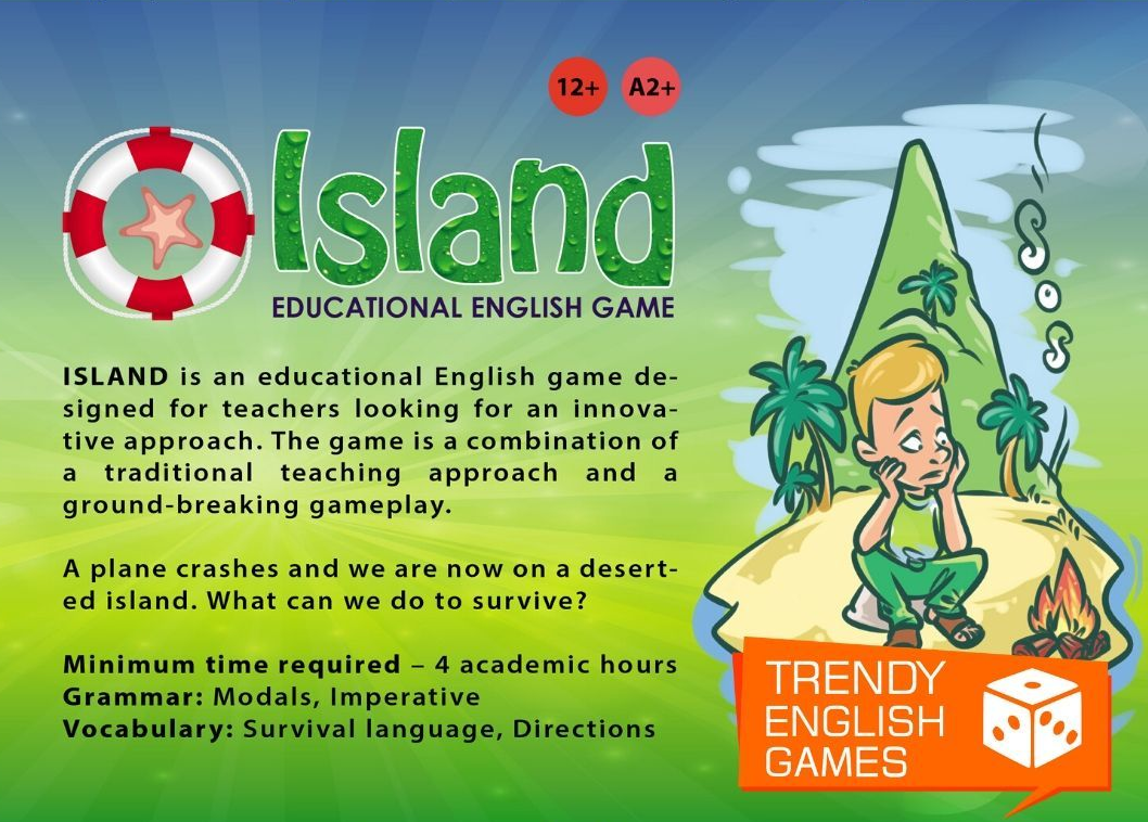 [Trendy English] Настольная онлайн игра Island. Версия 2020