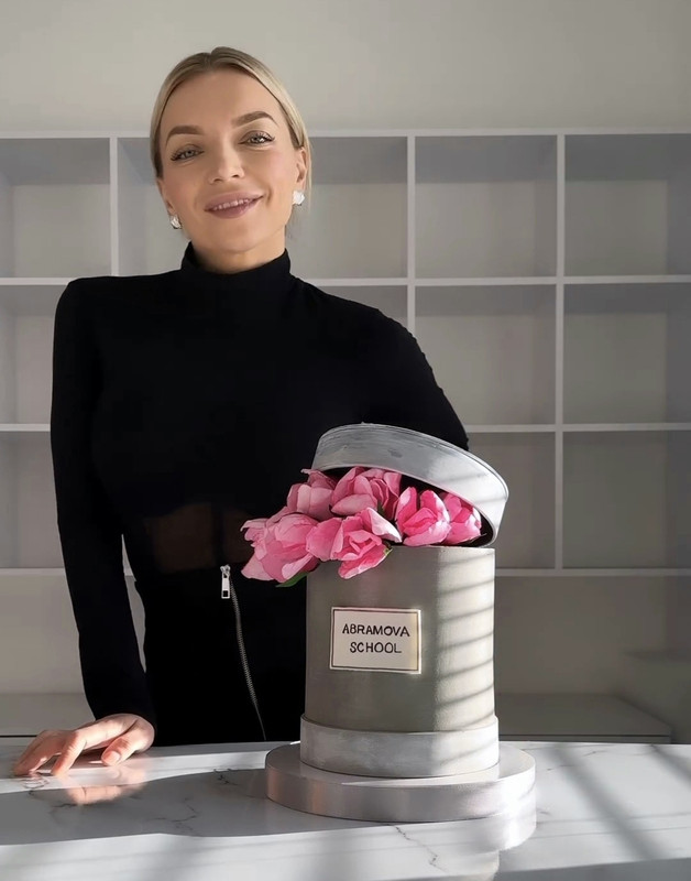 Торт Цветочная коробка (Екатерина Абрамова)