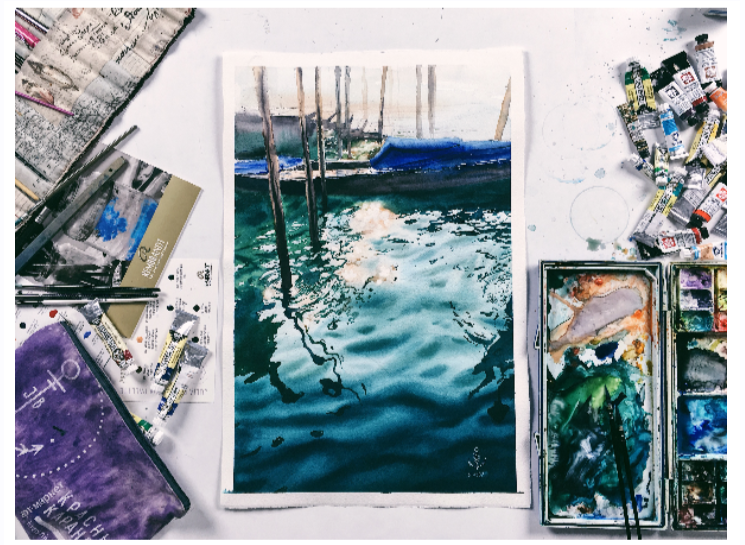 Вода. Брызги и блики (Юлия Барминова)